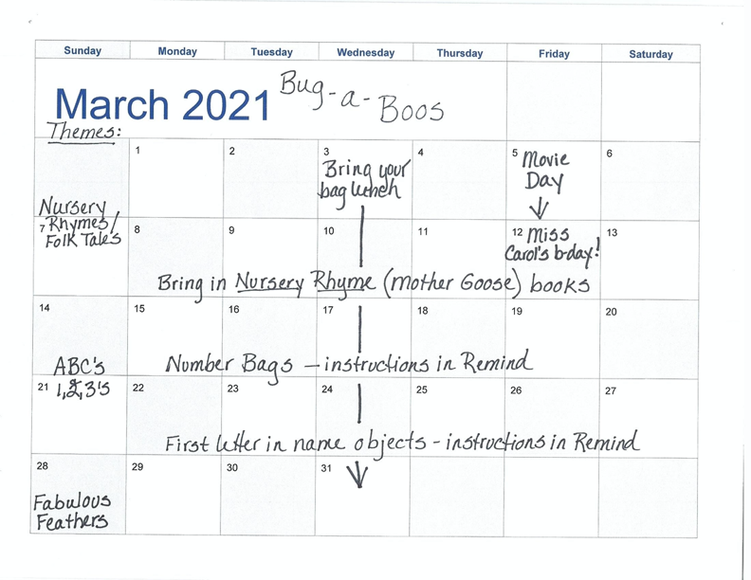 March 2021 Bug